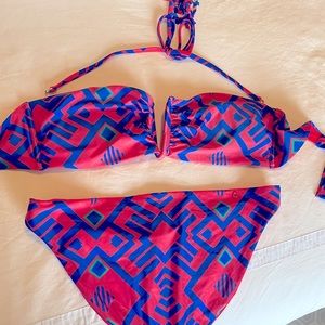 Red Carter women’s two piece bathing suit